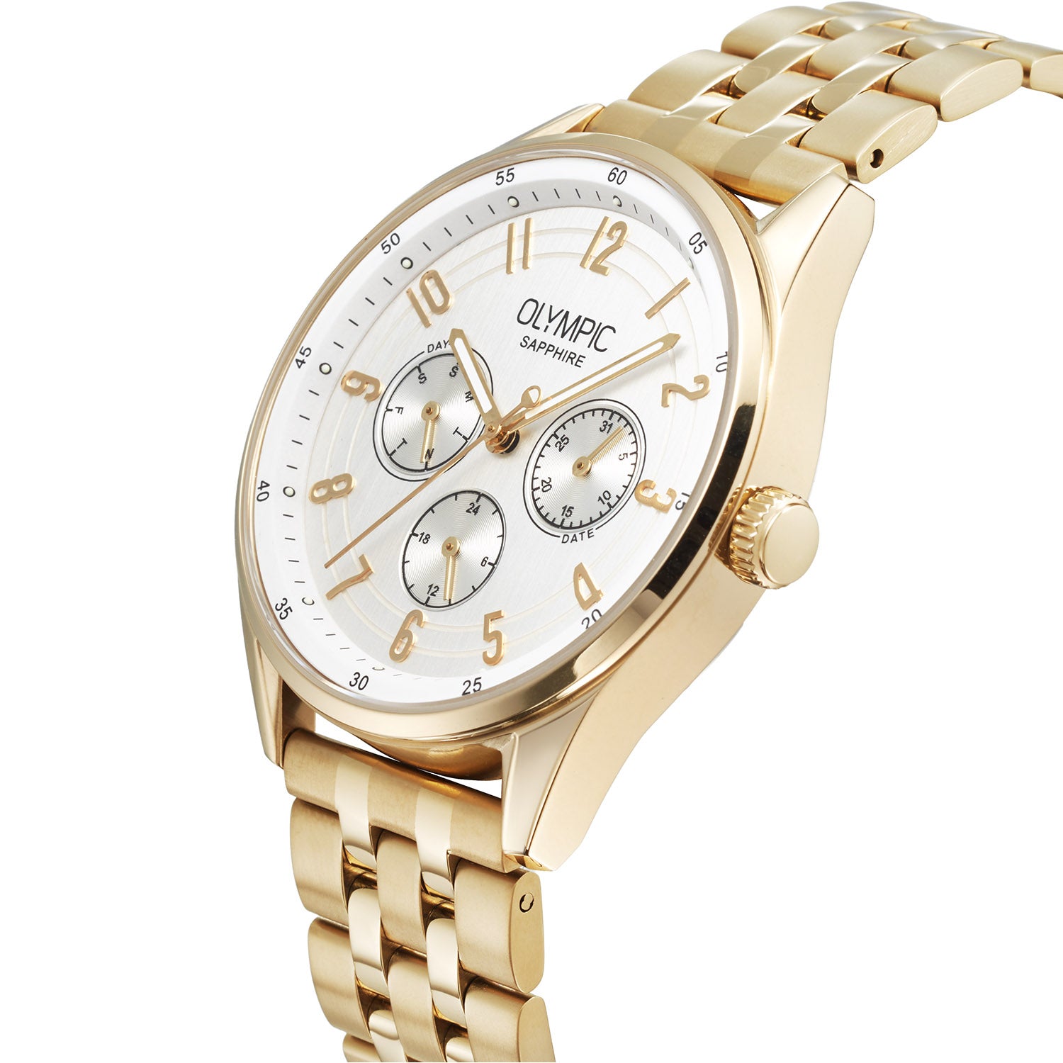 Olympic OL90HDD001 Daily Classic Horloge Heren Staal 40mm