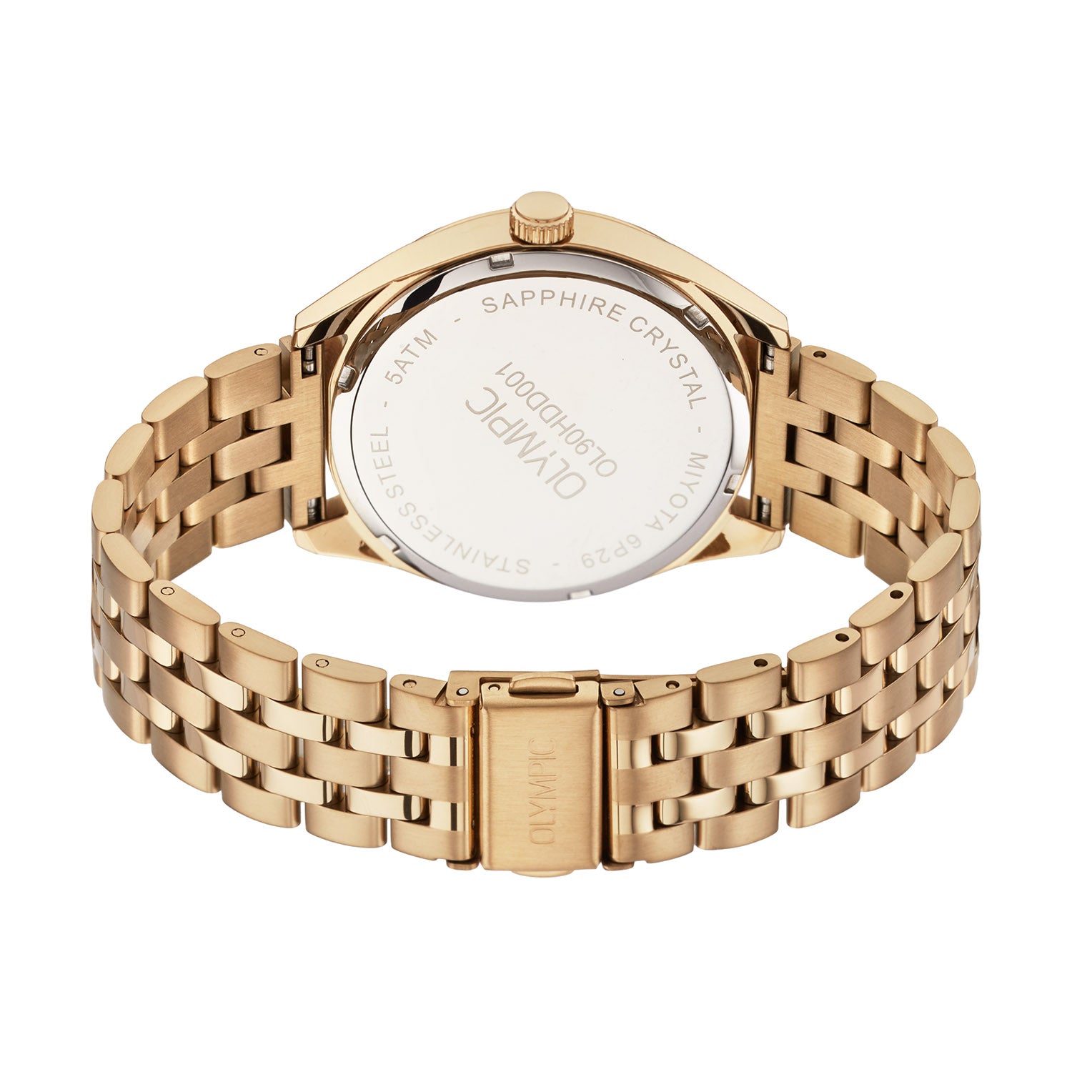 Olympic OL90HDD001 Daily Classic Horloge Heren Staal 40mm