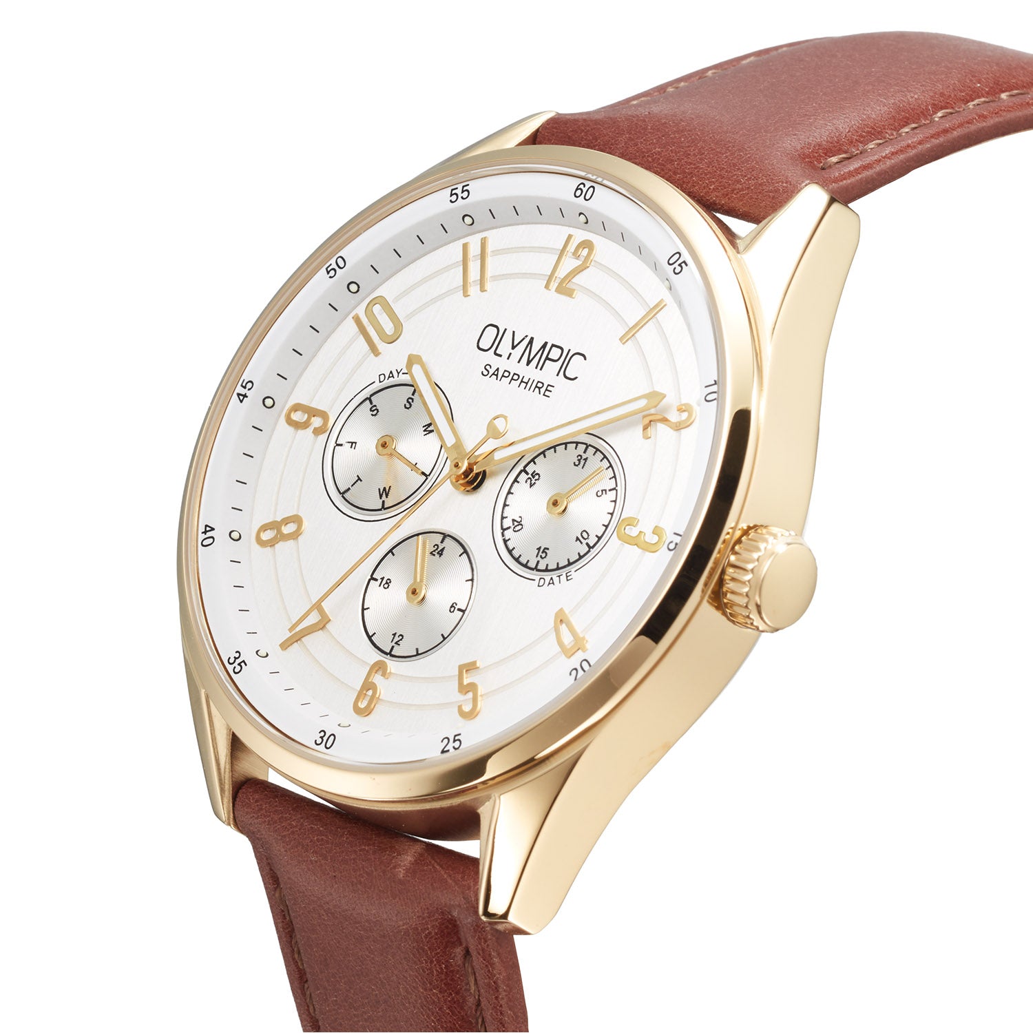 Olympic OL90HDL001 Daily Classic Horloge Heren Staal 40mm