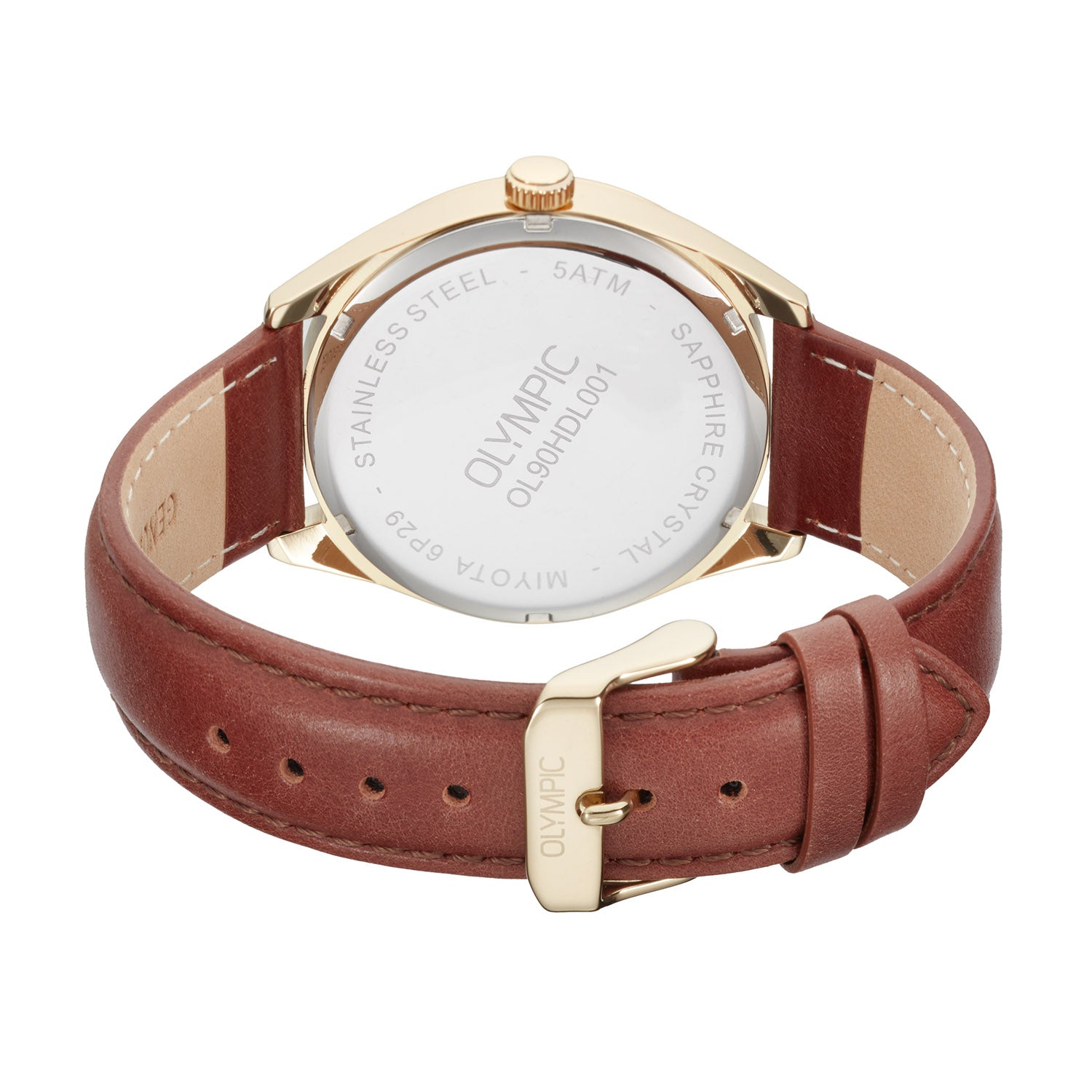 Olympic OL90HDL001 Daily Classic Horloge Heren Staal 40mm