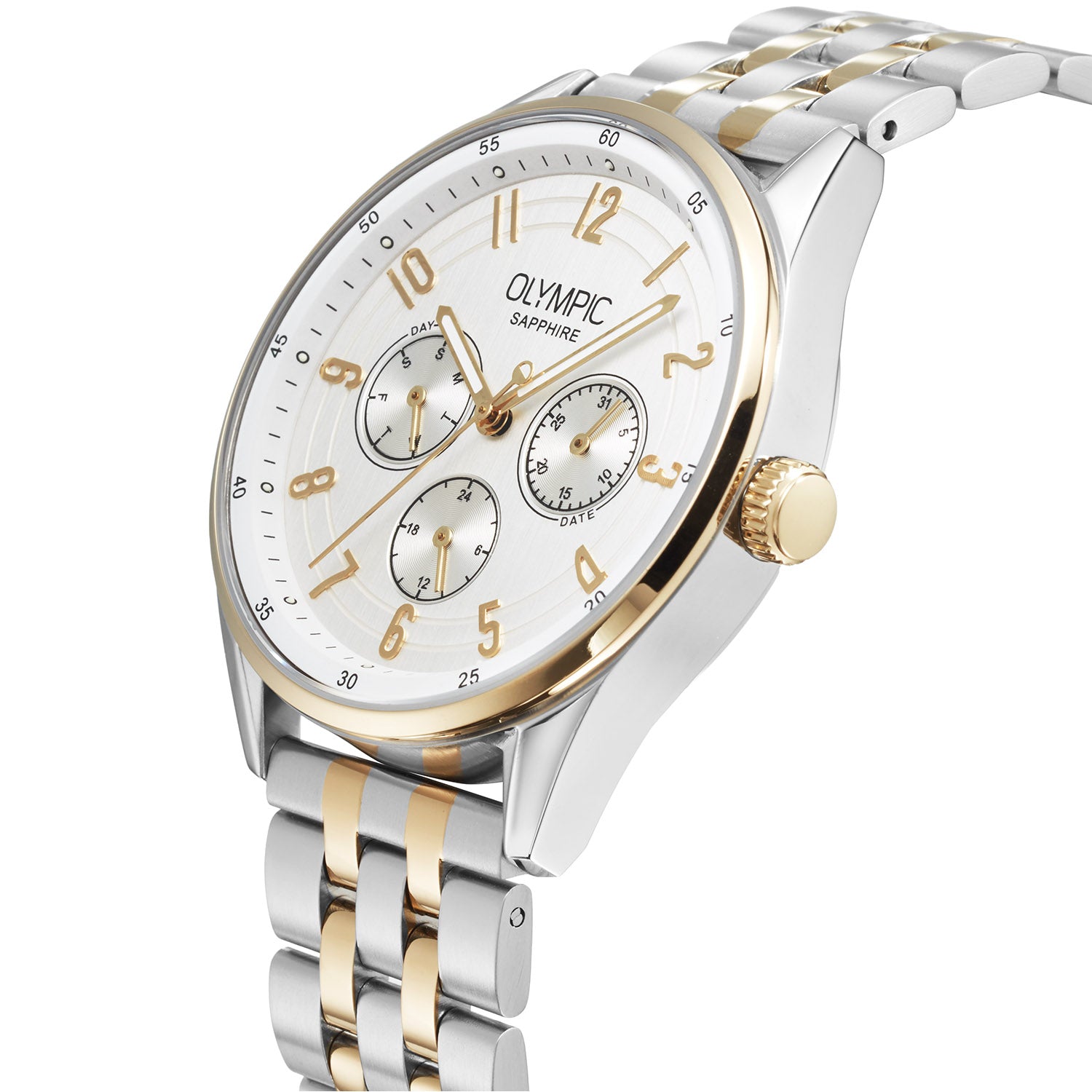 Olympic OL90HDS001B Daily Classic Horloge Heren Staal 40mm