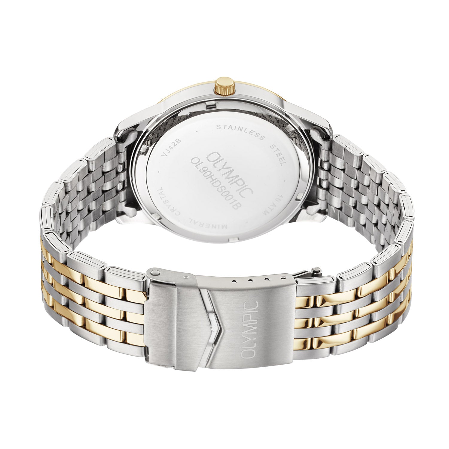 Olympic OL90HDS001B Daily Classic Horloge Heren Staal 40mm