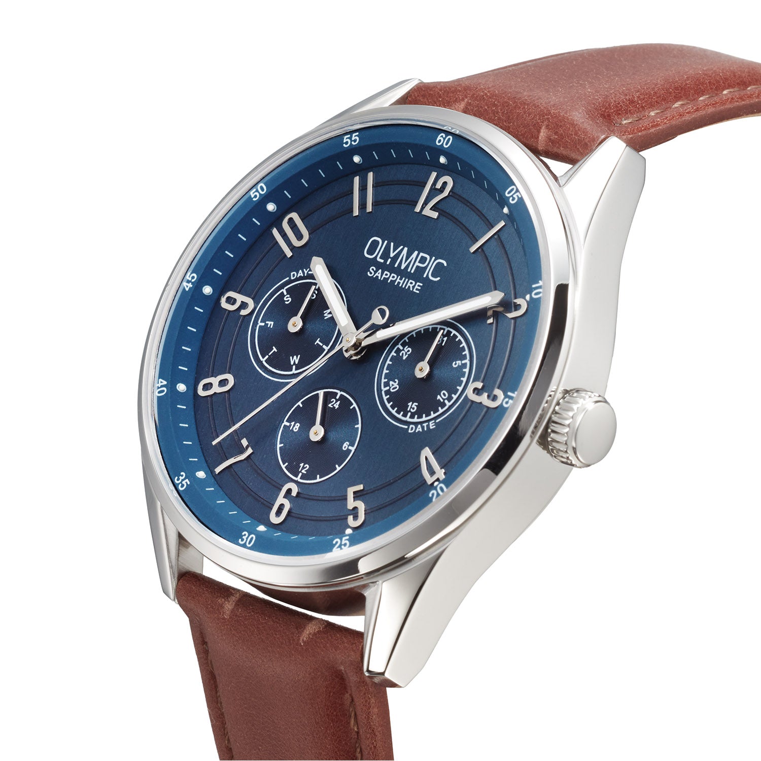 Olympic OL90HSL001 Daily Classic Horloge Heren Staal 40mm