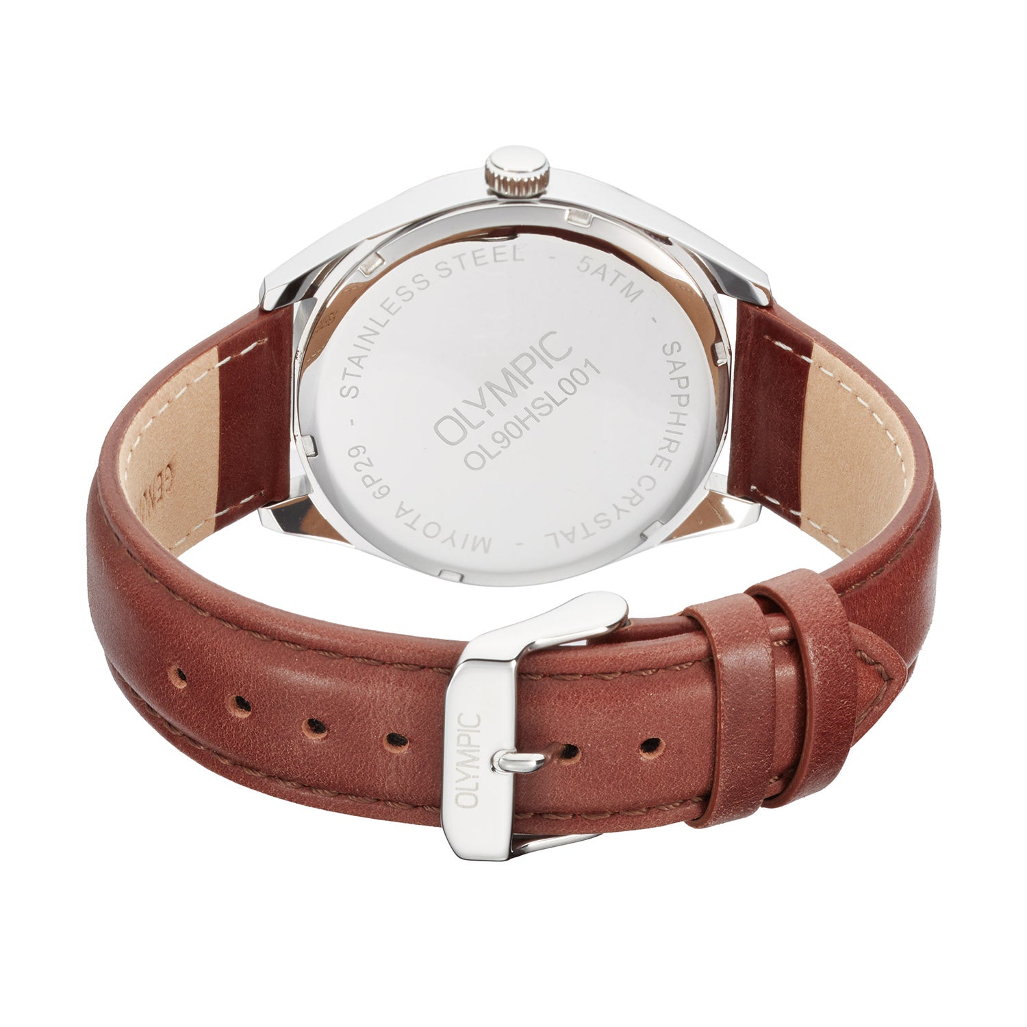 Olympic OL90HSL001 Daily Classic Horloge Heren Staal 40mm