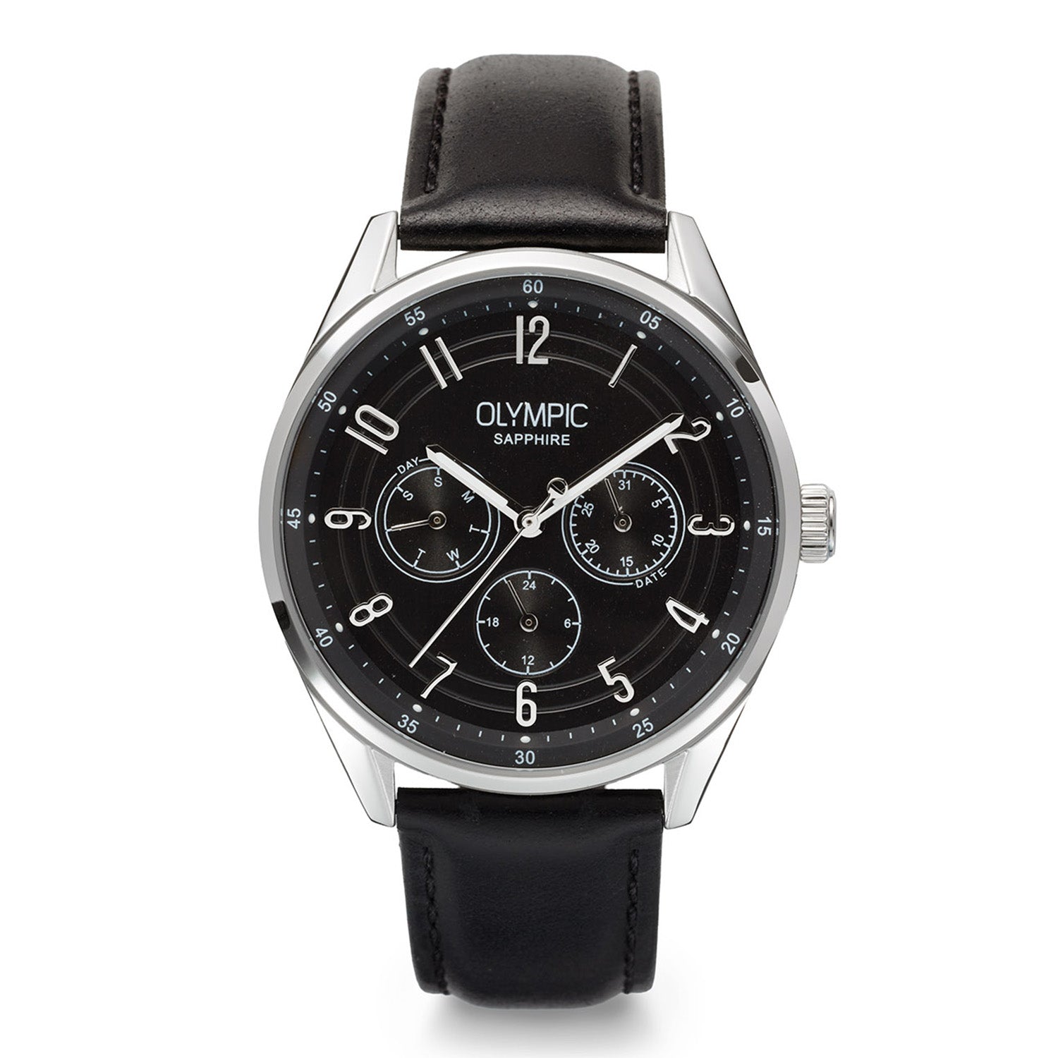 Olympic OL90HSL002 Daily Classic Horloge Heren Staal 40mm