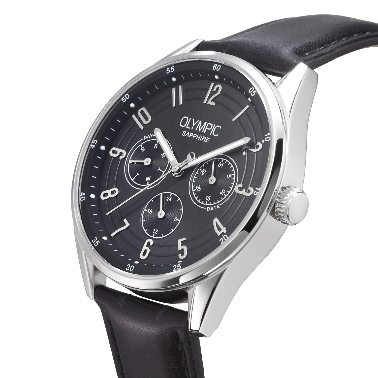 Olympic OL90HSL002 Daily Classic Horloge Heren Staal 40mm