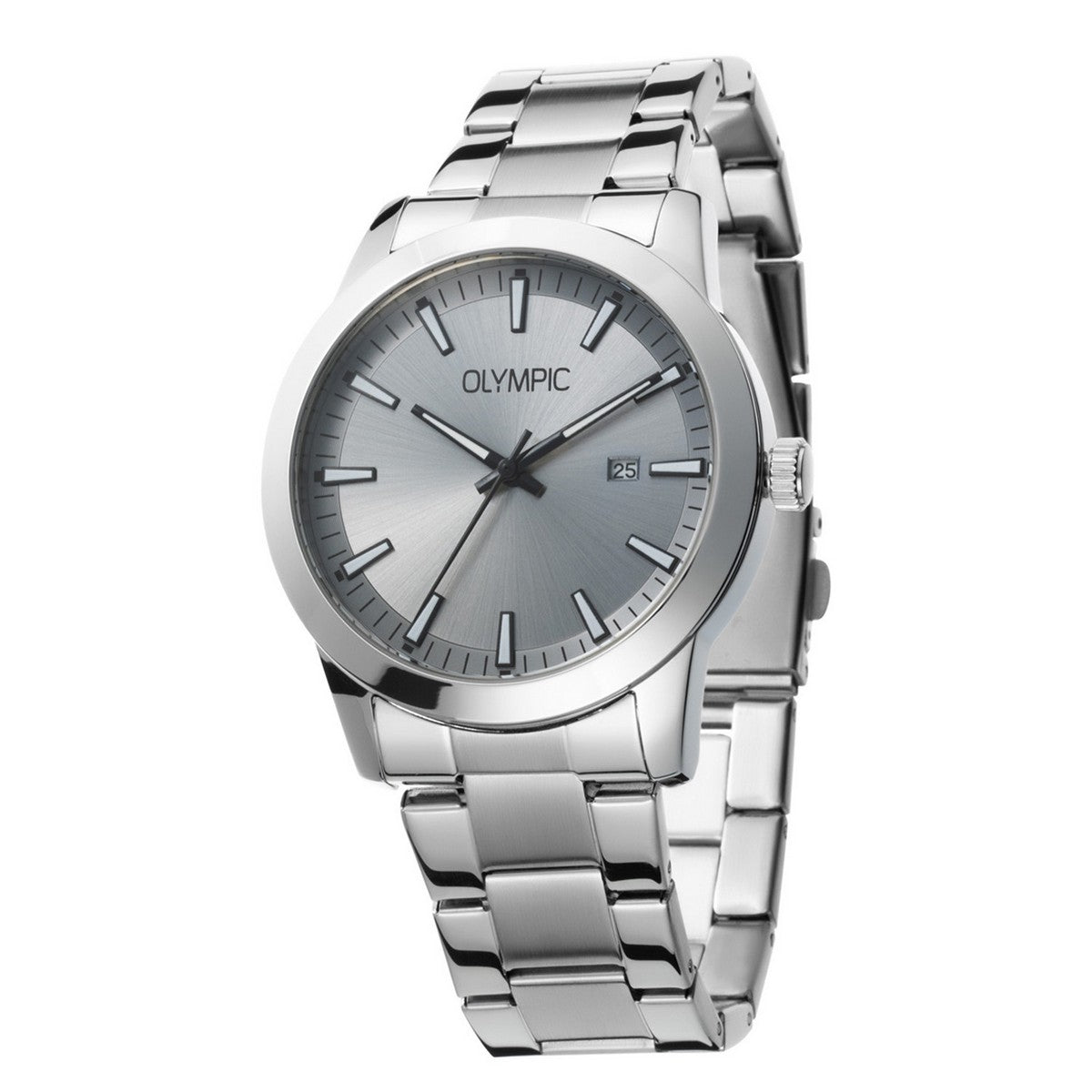 Olympic OL90HSS001 Frank Horloge Staal 42mm - PansiteNederland.nl