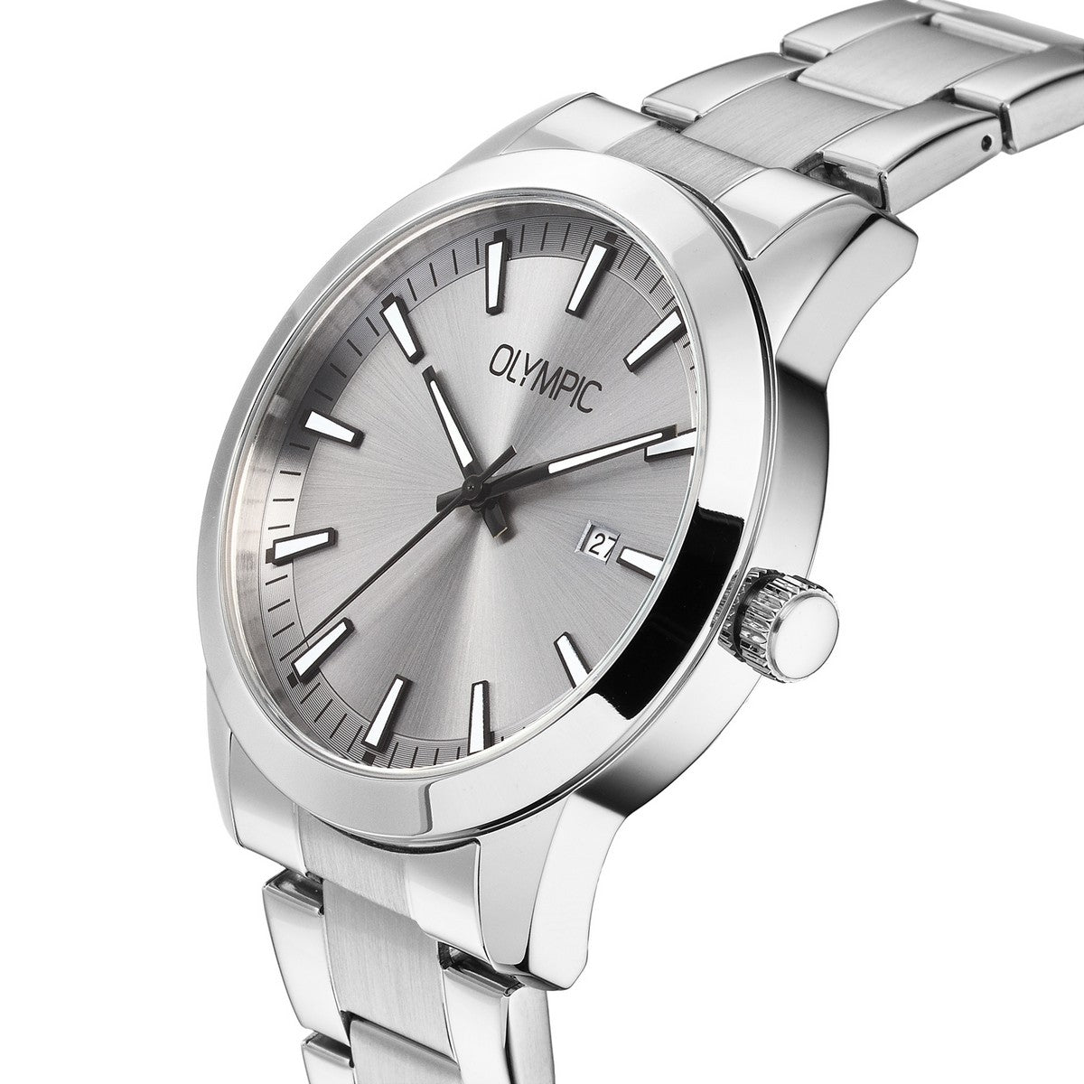 Olympic OL90HSS001 Frank Horloge Staal 42mm - PansiteNederland.nl