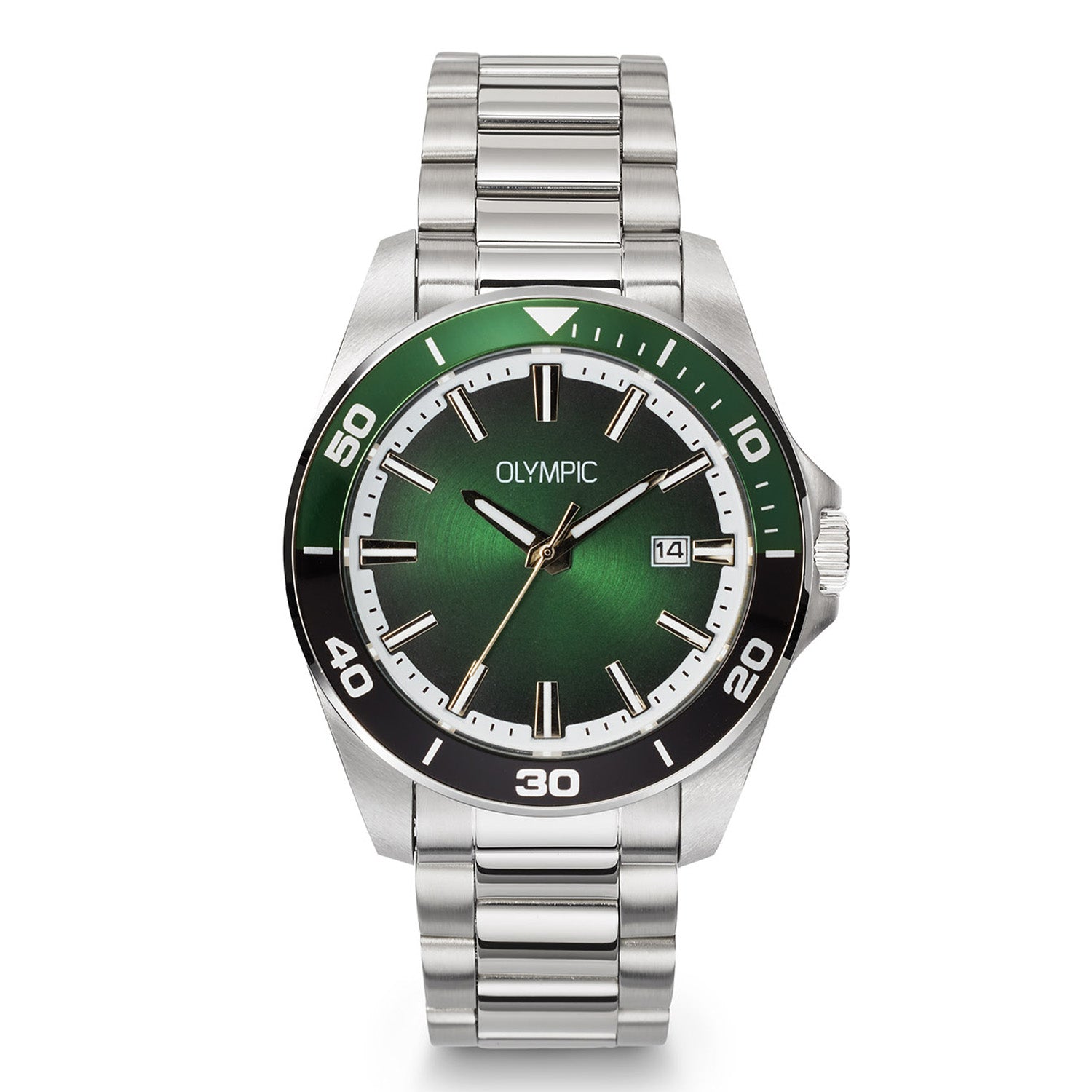 Olympic OL90HSS005 Wout Horloge Heren Staal 40mm