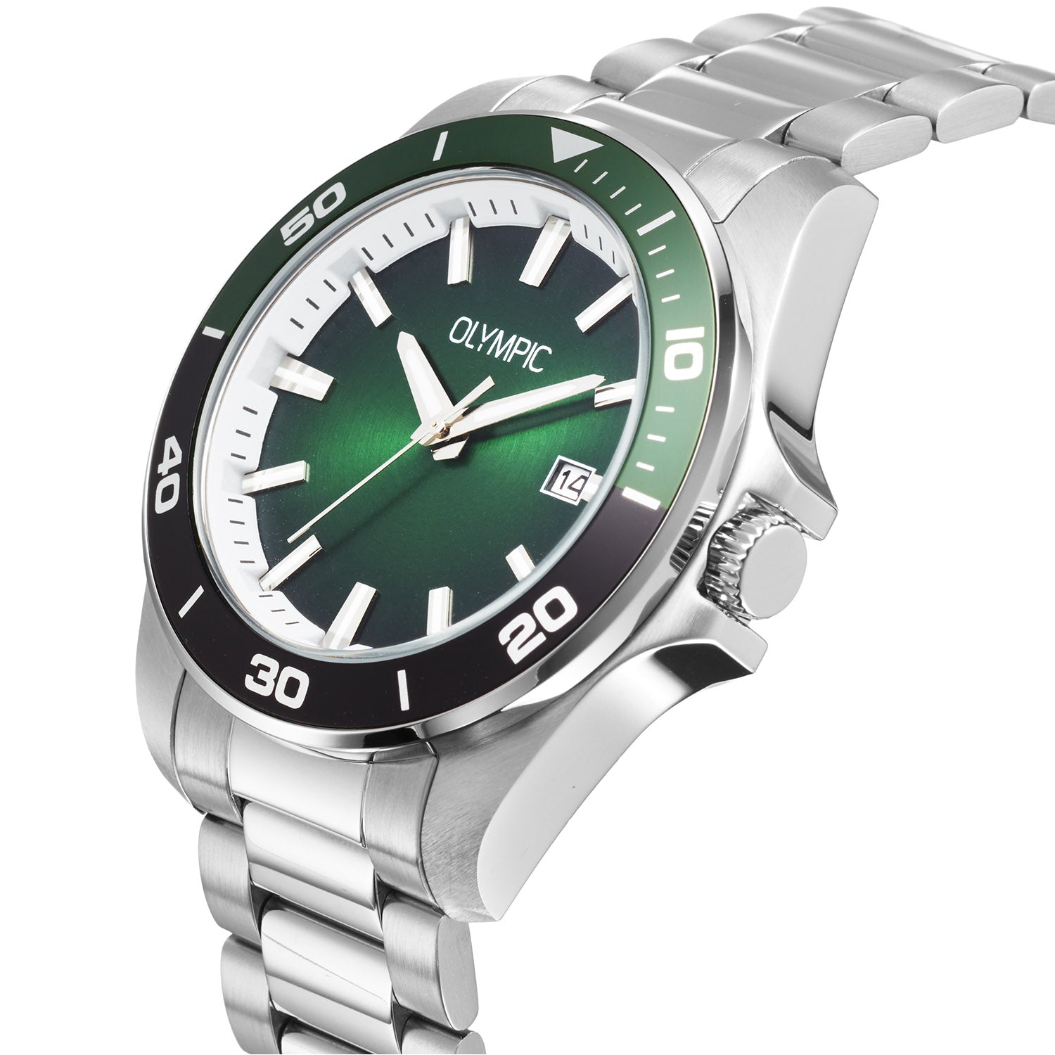Olympic OL90HSS005 Wout Horloge Heren Staal 40mm