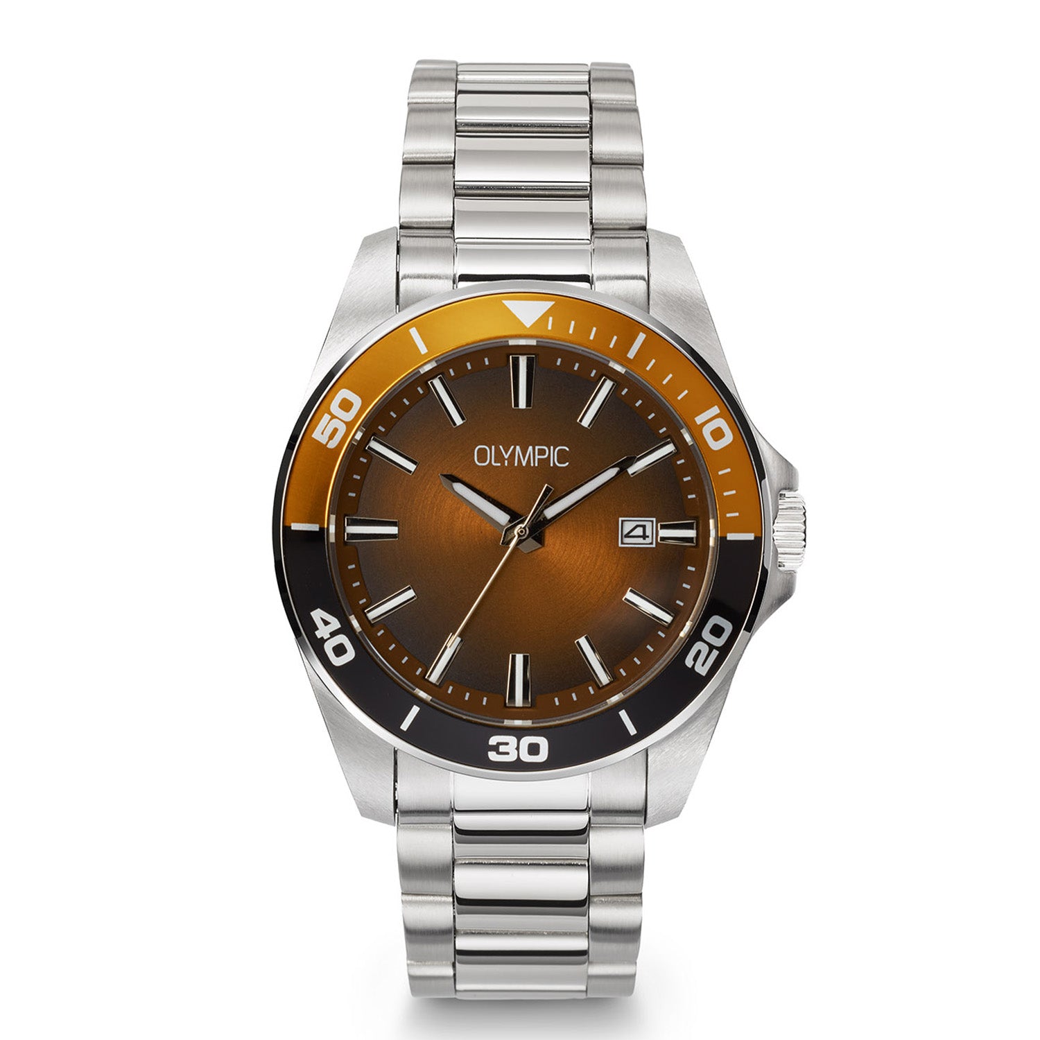 Olympic OL90HSS006 Wout Horloge Heren Staal 40mm