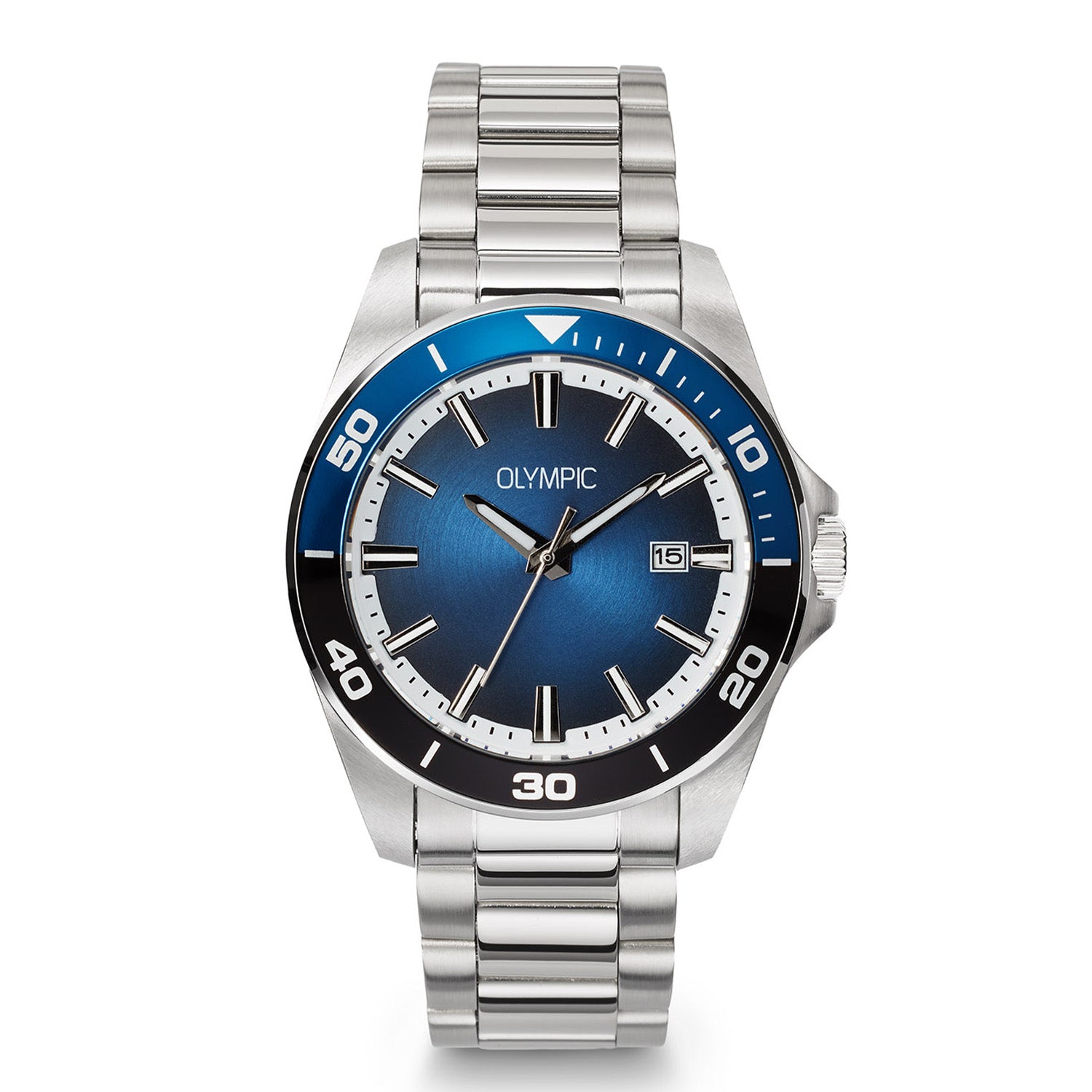 Olympic OL90HSS007 Wout Horloge Heren Staal 40mm