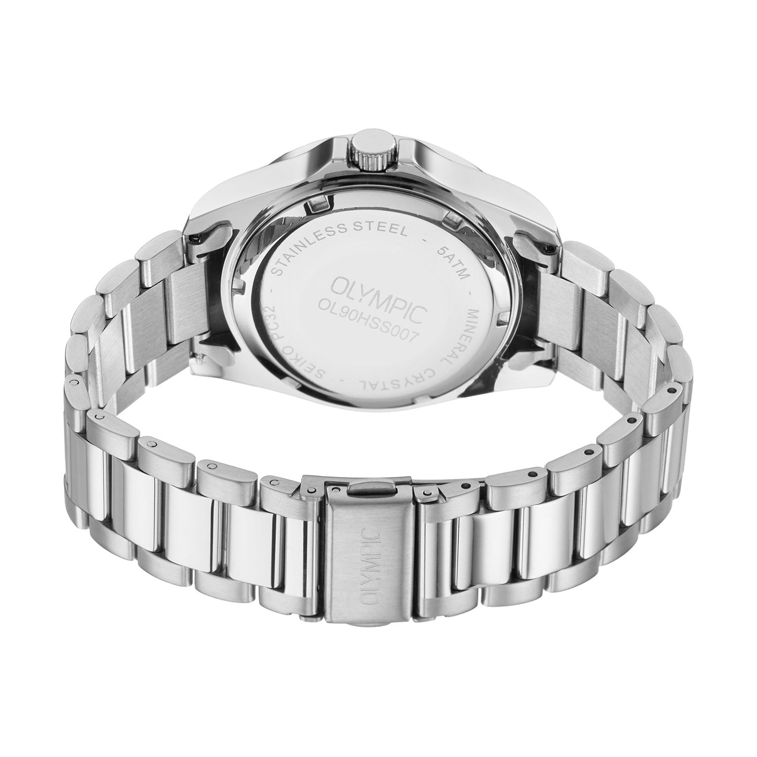 Olympic OL90HSS007 Wout Horloge Heren Staal 40mm