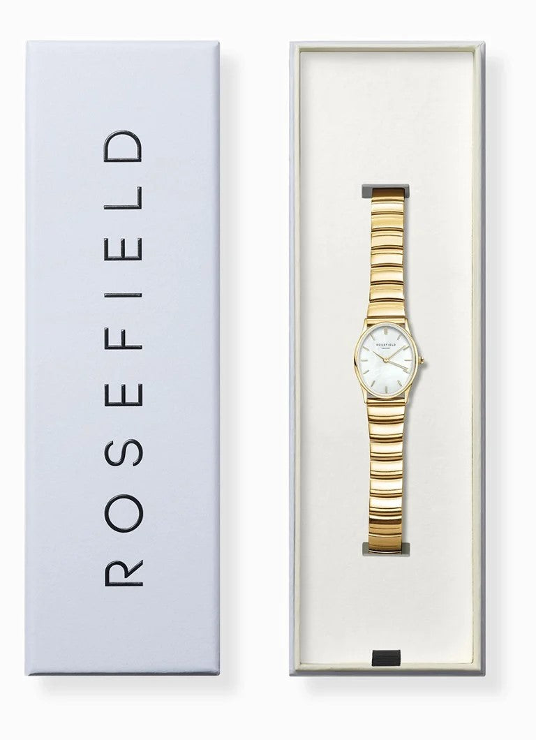 Rosefield Dameshorloge OVWGSG-OV16 Goudkleurig 24x29mm