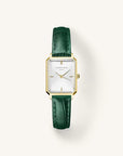 Rosefield horloge OWGLG-O86 Octagon XS White Emerald Leather Gold - PansiteNederland.nl