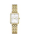 Rosefield horloge OWGSG-O60 Octagon XS White Sunray Steel Gold - PansiteNederland.nl