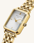 Rosefield horloge OWGSG-O60 Octagon XS White Sunray Steel Gold - PansiteNederland.nl