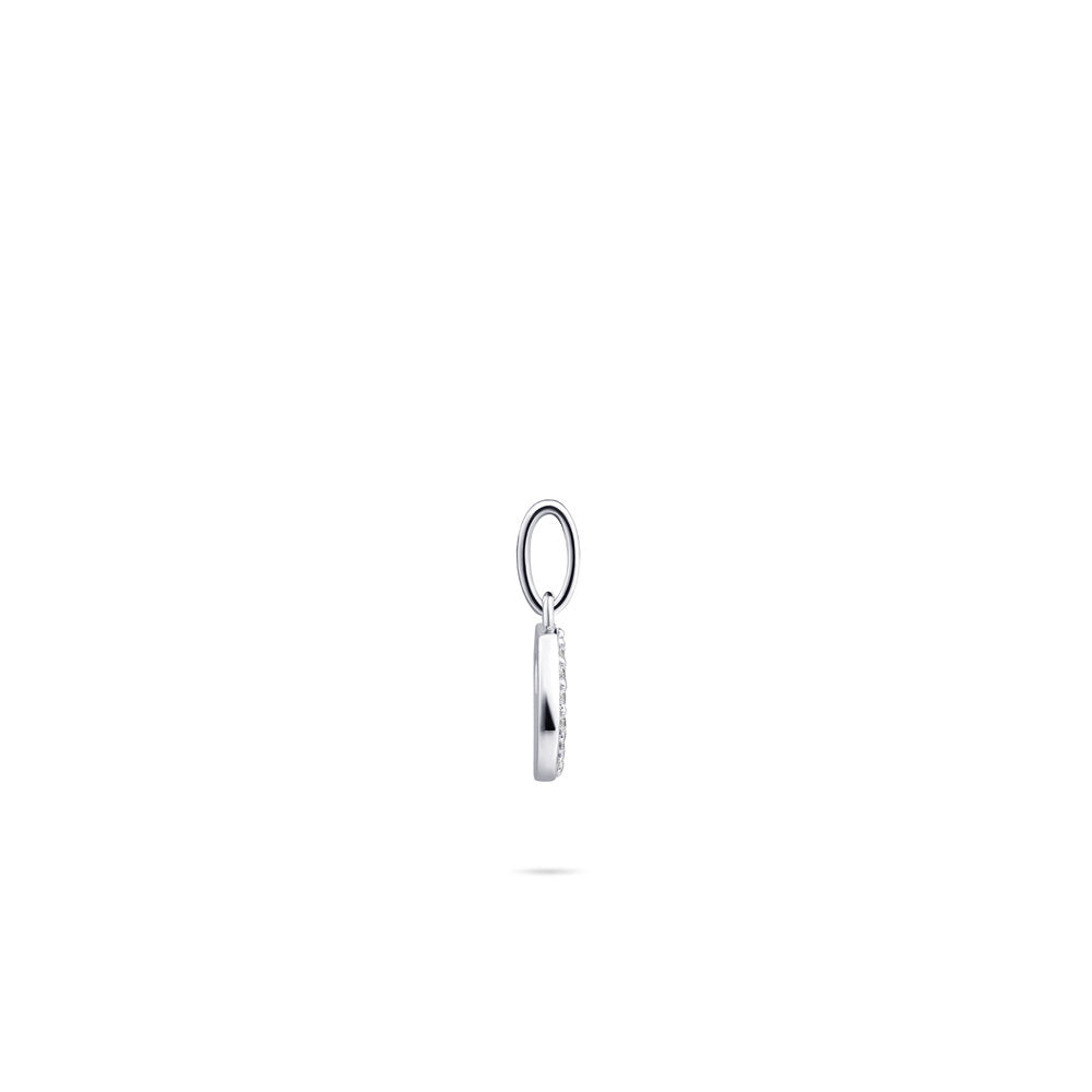 Gisser Hanger Zilver Gerhodineerd Zirkonia Wit – P1080/C – foto 3