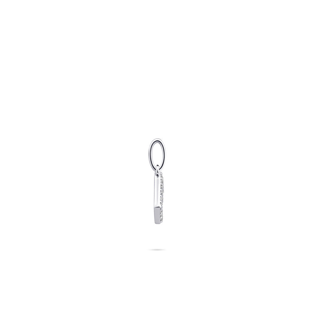 Gisser Hanger Zilver Gerhodineerd Zirkonia Wit – P1080/E – foto 3