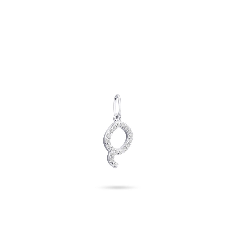 Gisser Hanger Zilver Gerhodineerd Zirkonia Wit – P1080/Q – foto 2