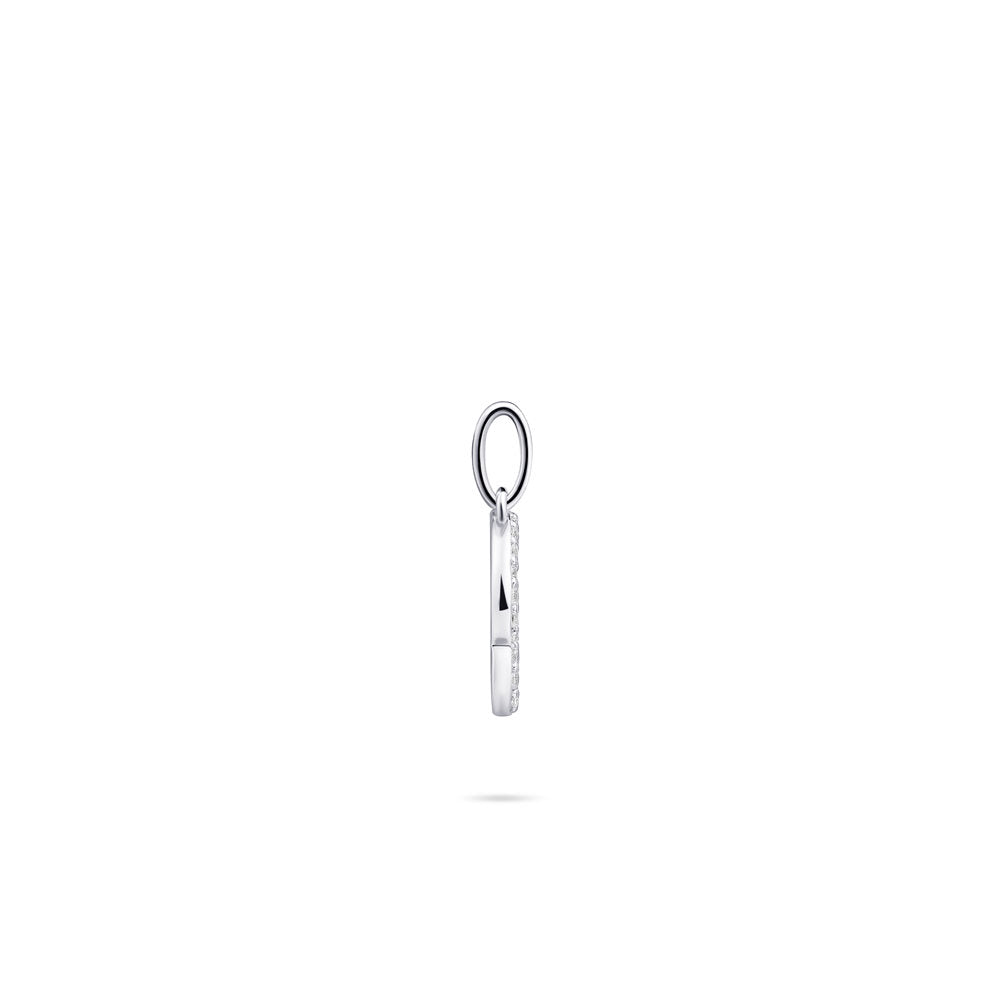 Gisser Hanger Zilver Gerhodineerd Zirkonia Wit – P1080/Q – foto 3