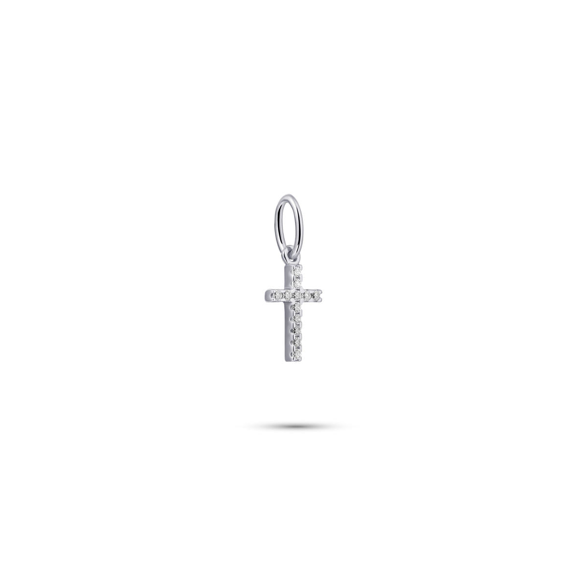 Gisser Hanger Zilver Gerhodineerd Zirkonia Wit – P1102 – foto 2