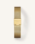Rosefield horloge PEGMG-R10 Pearl Edit Emerald Mesh Gold - PansiteNederland.nl