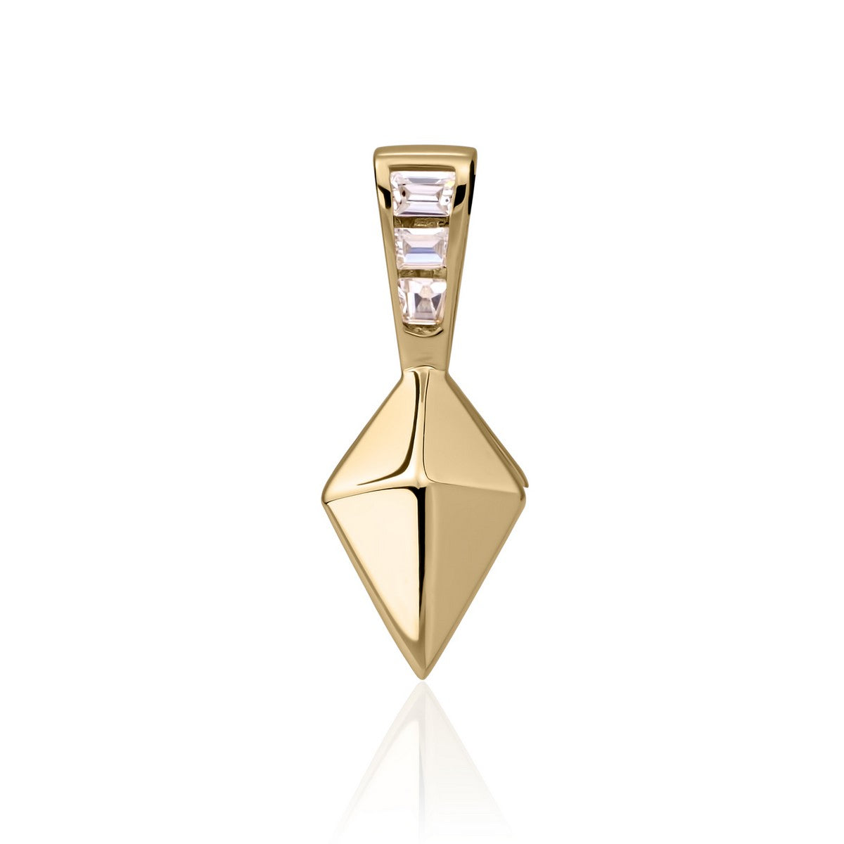 Sparkling Jewels Ketting Zirkonia PENG27 Goudkleurig