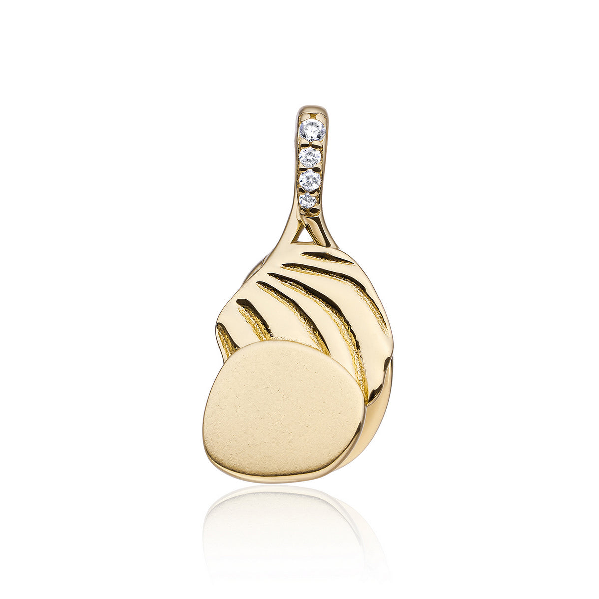 Sparkling Jewels Hanger Zirkonia PENG29 Goudkleurig