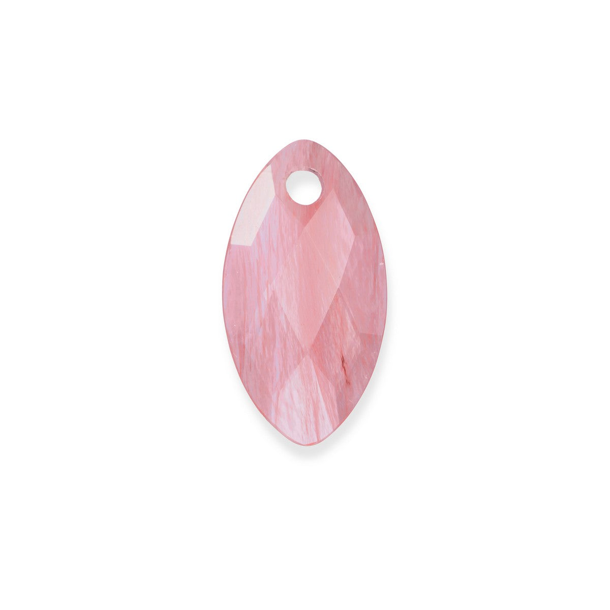 Sparkling Jewels Edelsteen Hanger Leaf Fuchsia Cherry kwarts PENGEM25-FCT-S