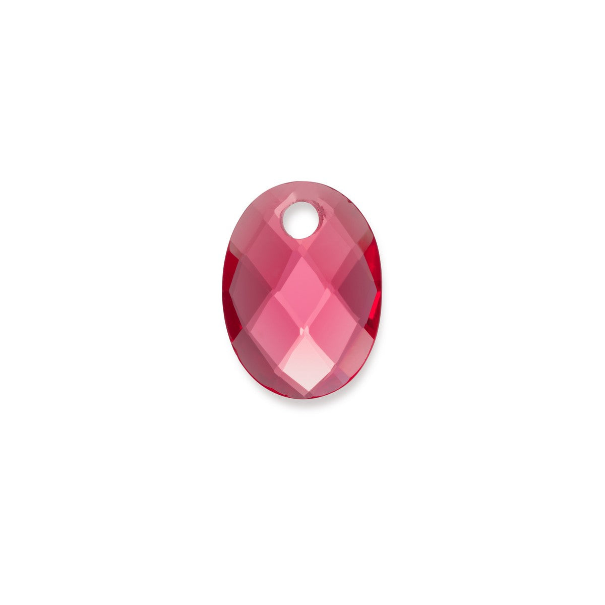 Sparkling Jewels Edelsteen Hanger Medium Oval Fuchsia Kwarts PENGEM51-MO