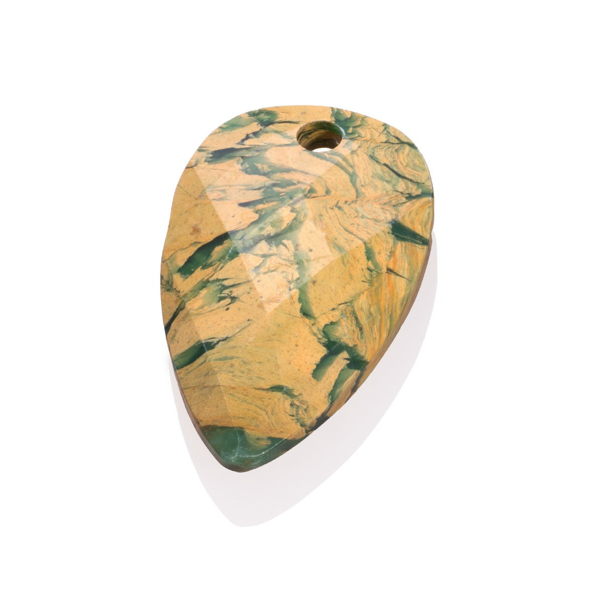 Sparkling Jewels Edelsteen Hanger Blossom Ya'an Green Gem Ya'an Green PENGEM55-BS
