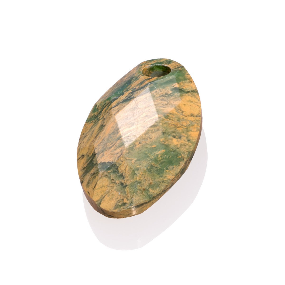 Sparkling Jewels - Gem: Leaf - Ya&#39;an Green Jade PENGEM55-FCT-S, exclusief en kwalitatief hoogwaardig. Ontdek nu!