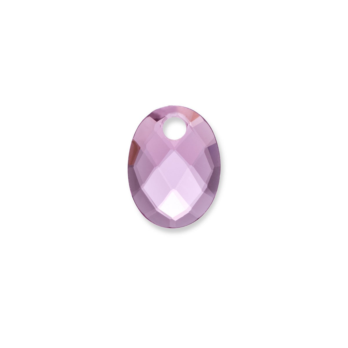 Sparkling Jewels Edelsteen Hanger Medium Oval Aubergine Kwarts PENGEM59-MO