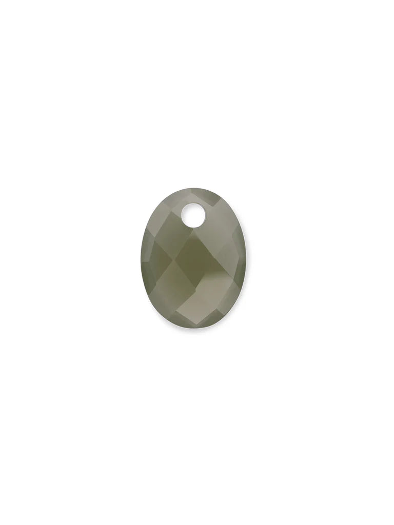 Sparkling Jewels Edelsteen Hanger Medium Oval - Lime Jade PENGEM64-MO