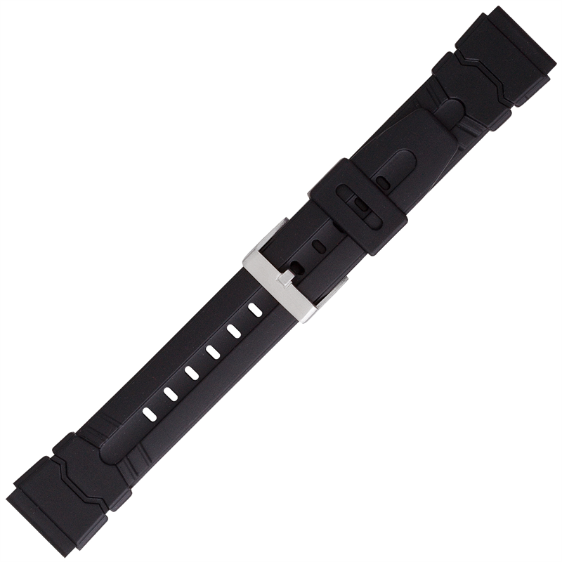 Morellato Rubber Collection Horlogeband Rubber Zwart Bora