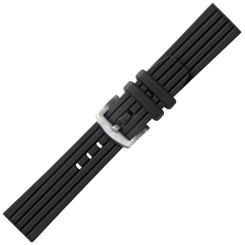 Morellato Rubber Collection Horlogeband Rubber Zwart Brenta