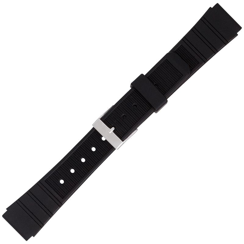 Morellato Rubber Collection Horlogeband Rubber Zwart Dayton