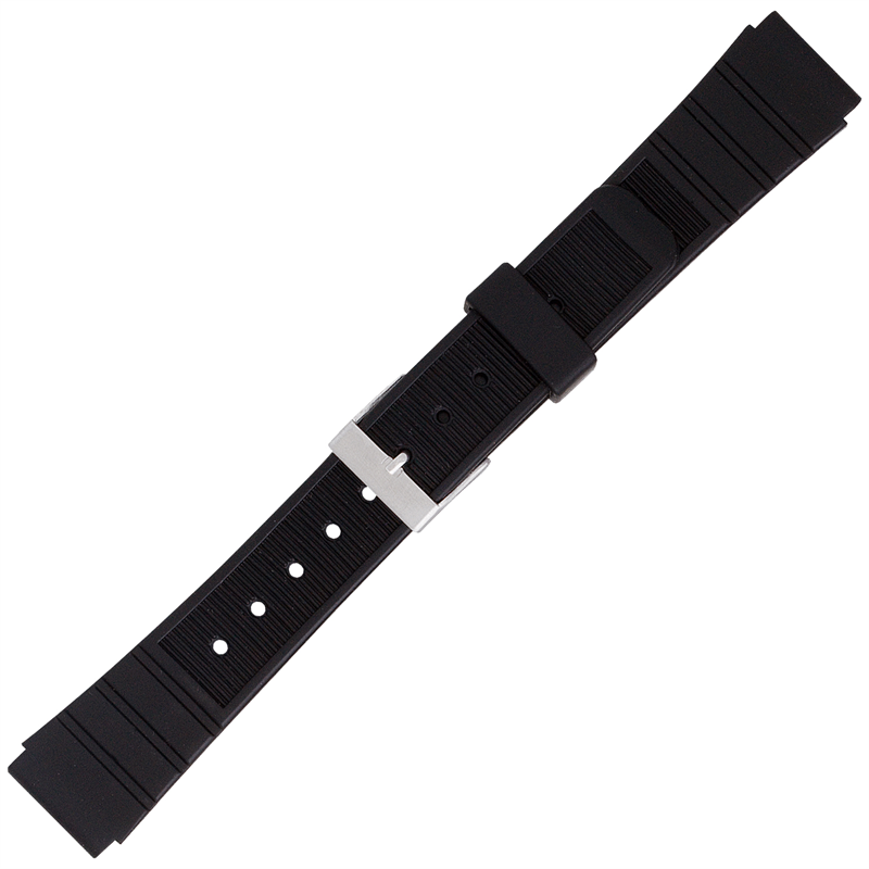 Morellato Rubber Collection Horlogeband Rubber Zwart Dayton