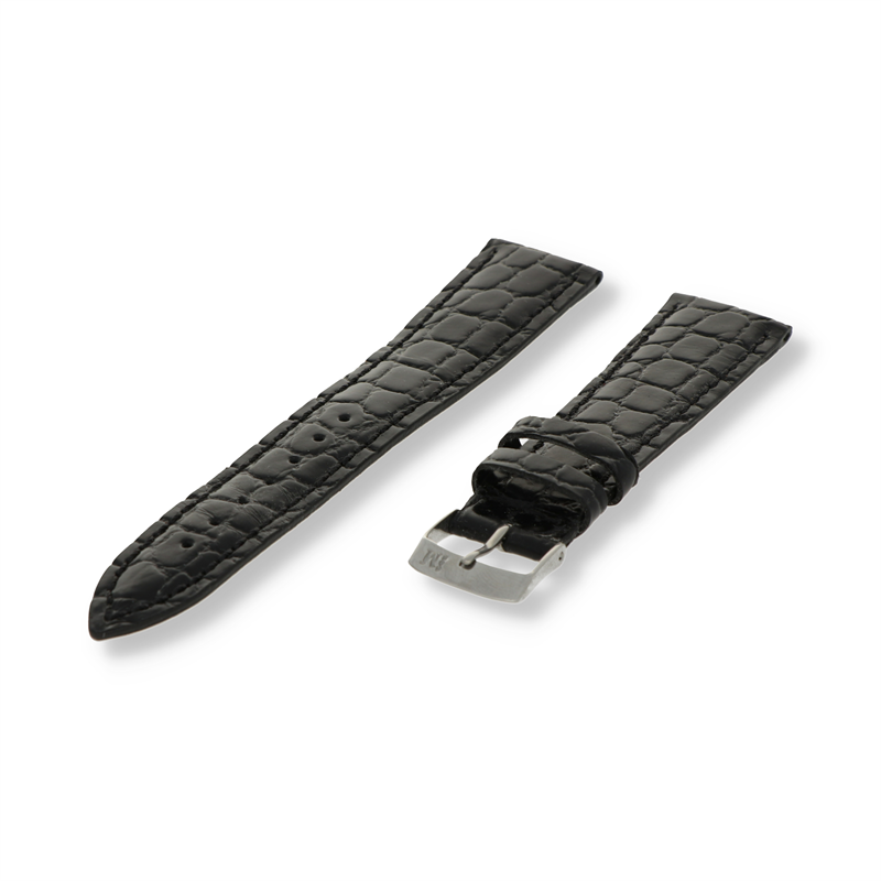 Morellato Liverpool Horlogeband Leer Zwart