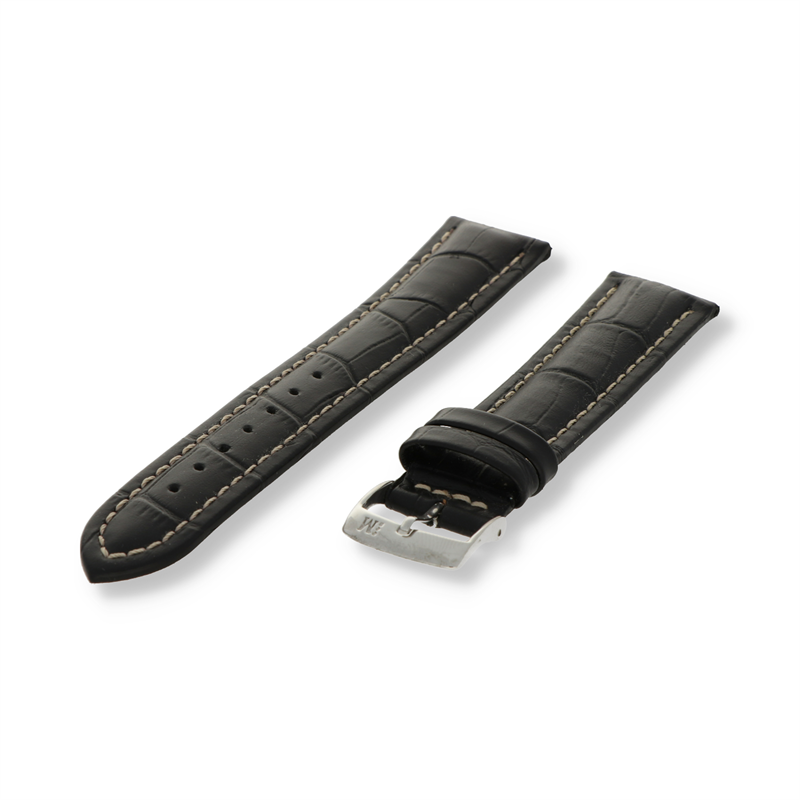 Morellato Basic Collection Horlogeband Leer Zwart Plus