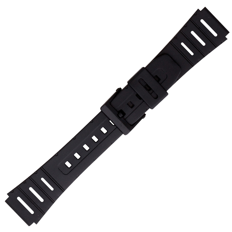 Morellato Rubber Collection Horlogeband Rubber Zwart Spiro