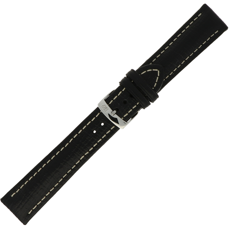 Morellato Horlogeband Leer Zwart Breitl