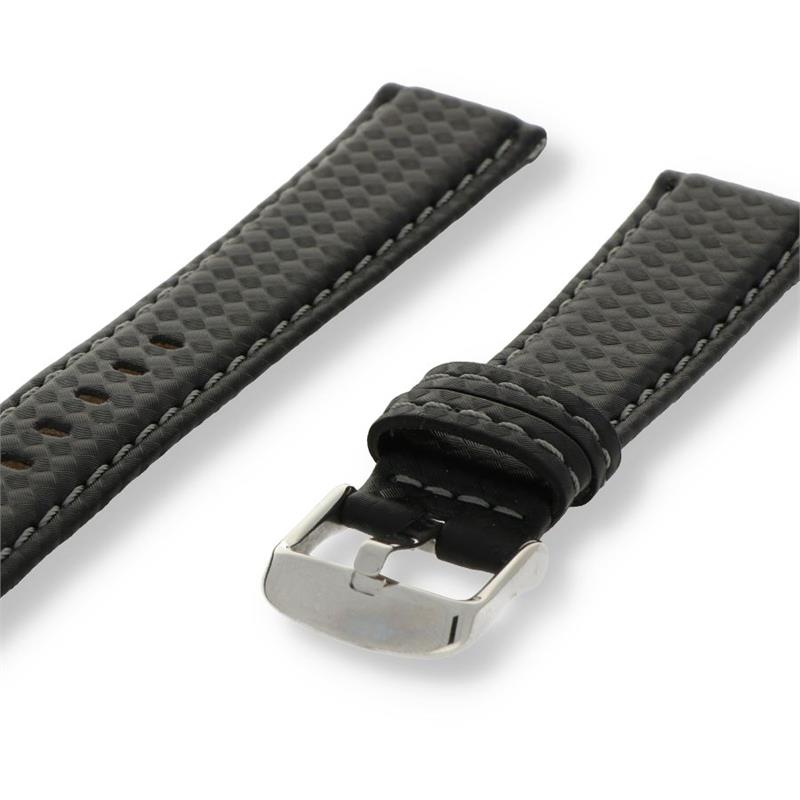 Morellato Sport Collection Horlogeband Leer Zwart BIKING KING KING KING
