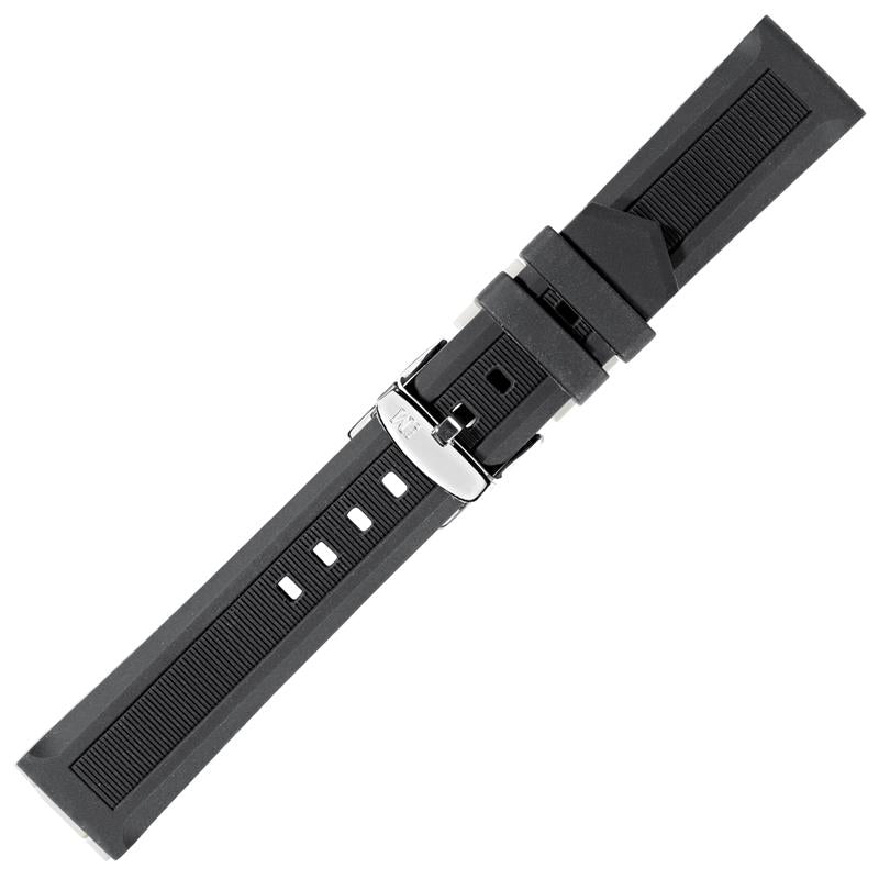 Morellato Rubber Collection Horlogeband Rubber Zwart Acre
