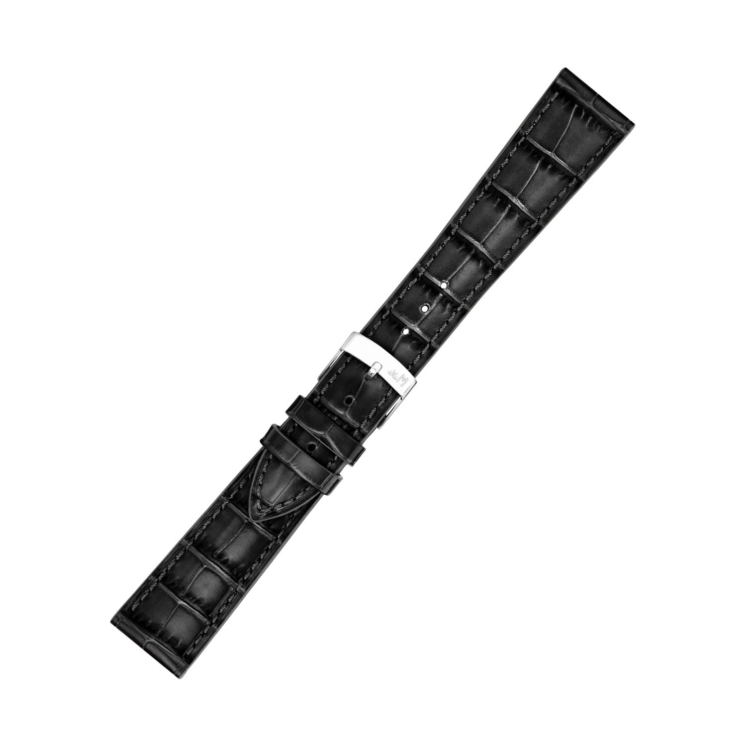 Morellato Bayon Horlogeband Leer Zwart