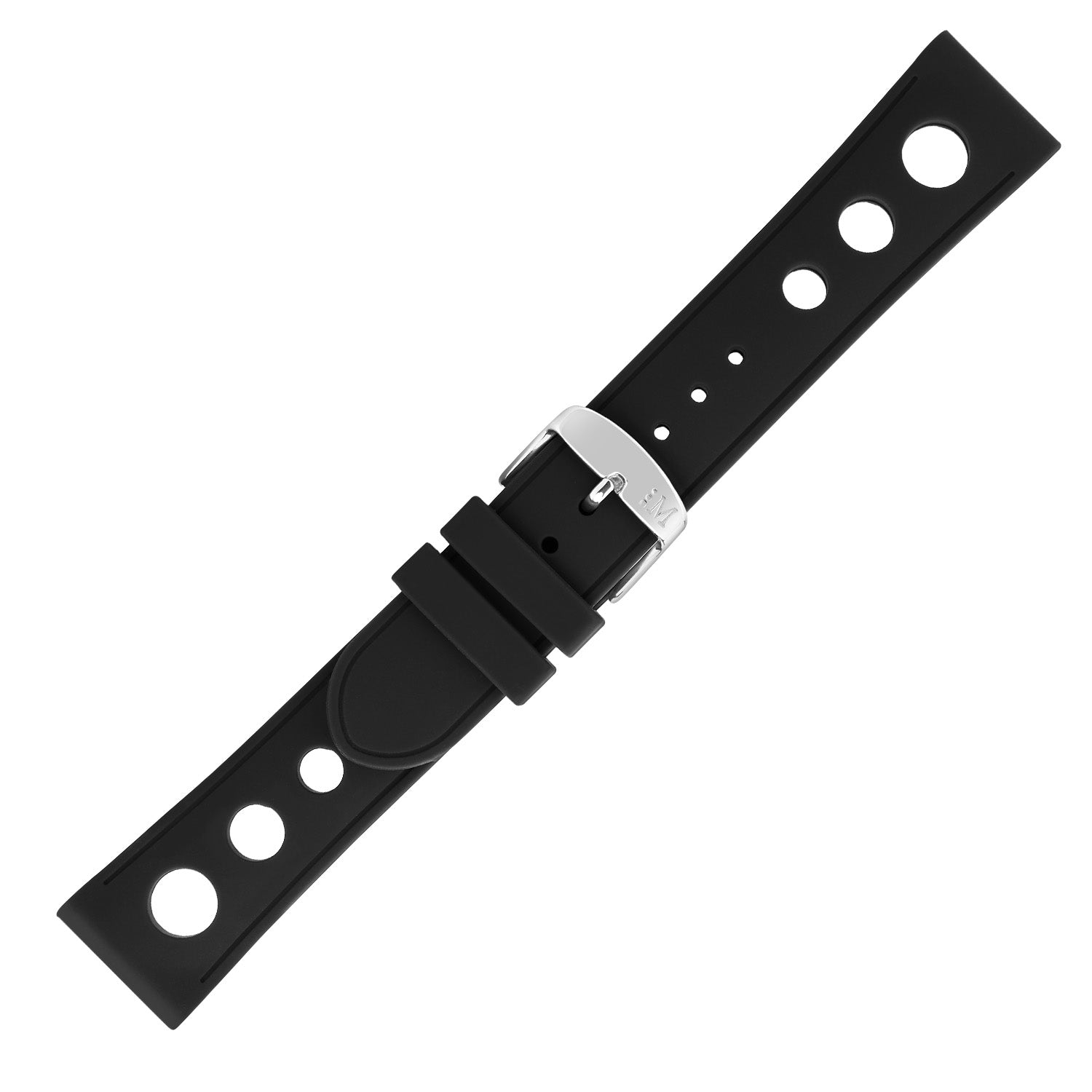 Morellato Bracciano Horlogeband Siliconen Zwart