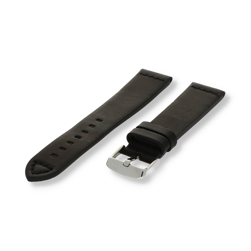 Morellato Manufatti Horlogeband Leer Zwart Braman