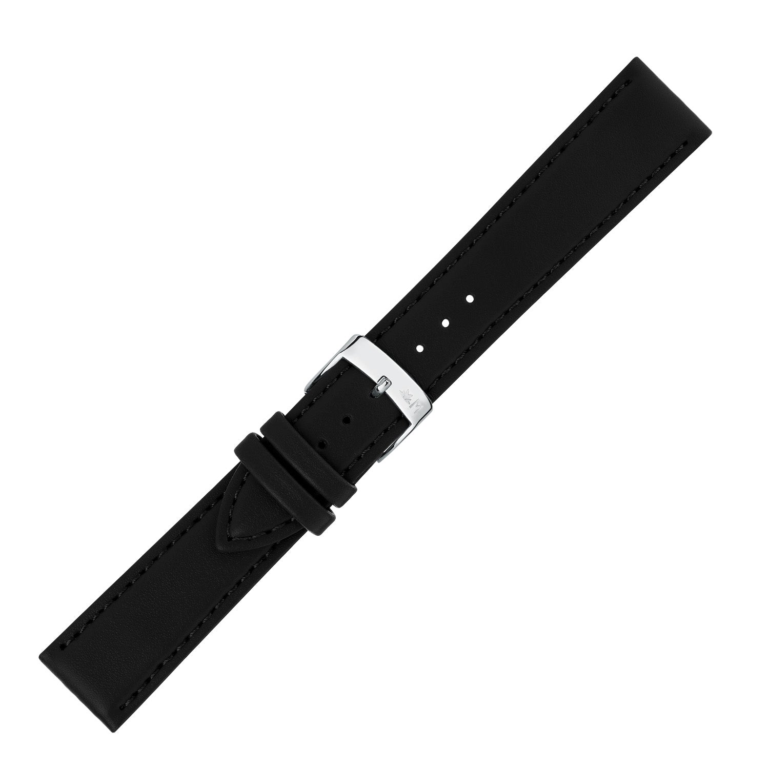 Morellato Edera Horlogeband Leer Zwart