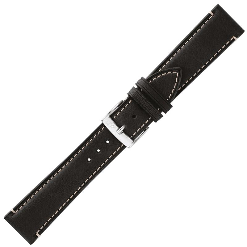 Morellato Basic Collection Horlogeband Leer Zwart Elgreco